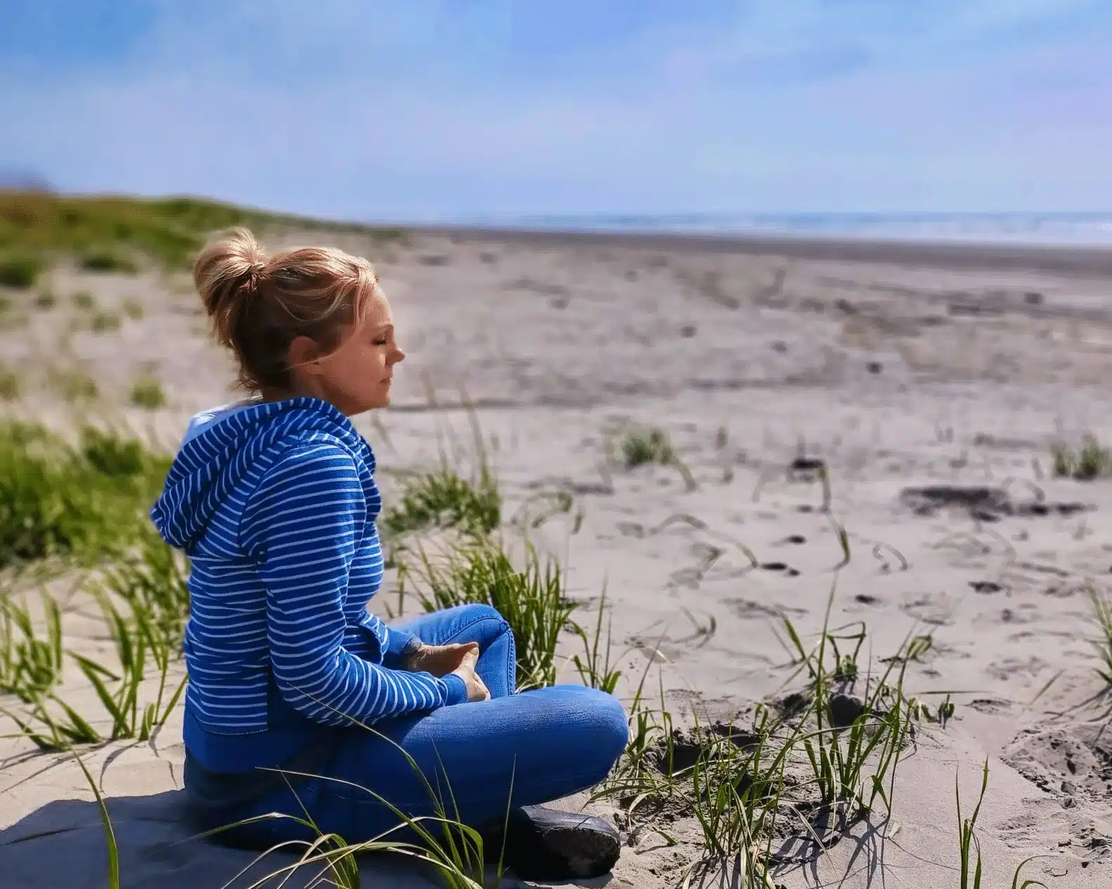 Solitary Beach Meditation